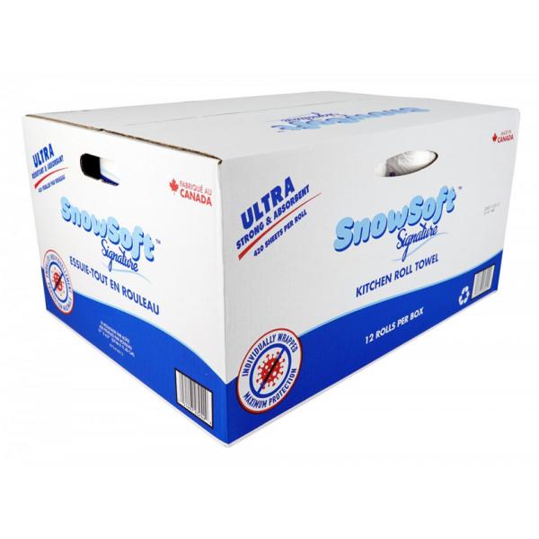 Papier-essuis-tout-Snow-Soft-Signature-2-y-paisseurs-Boy-te-de-12-rouleaux-de-420-feuilles.png